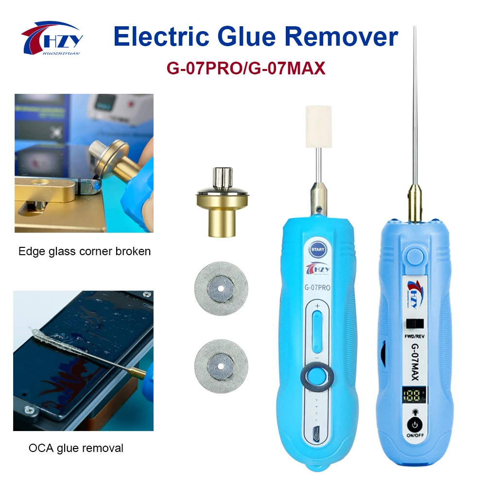 

HZY G-07Pro/G-07MAX Electric OCA Glue Remover Speed Adjustable Polishing Cutting Machine For Samsung Curved Screen Separation