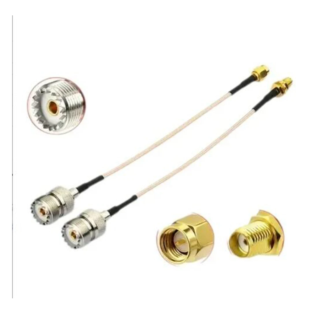 

SMA «папа/гнездо» на UHF «мама» SO239 PIgtail Кабельный адаптер RG316 15 см для беспроводной сети НОВЫЙ