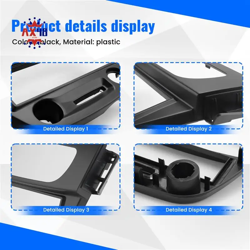 

AX48-1 Din Car Radio Fascia DVD Frame Panel Dash Install Kit For Renault Megane 2008-2015 Fluence 2009+
