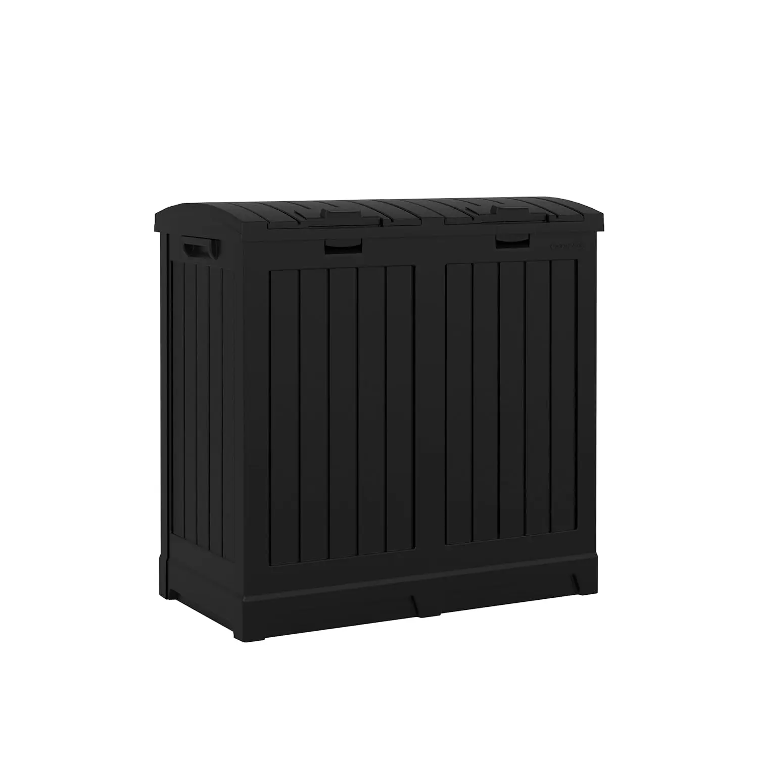 

Outdoor Trash and Recycling Cabinet with Two Compartments, Holds 33-Gal. Bags, Easy Assembly