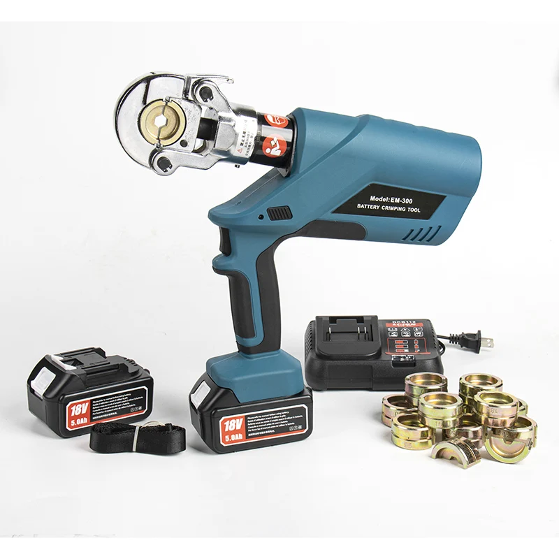 

EM-300 Portable Hydraulic Cable Cutter Portable Crimping Pliers with Lithium Battery