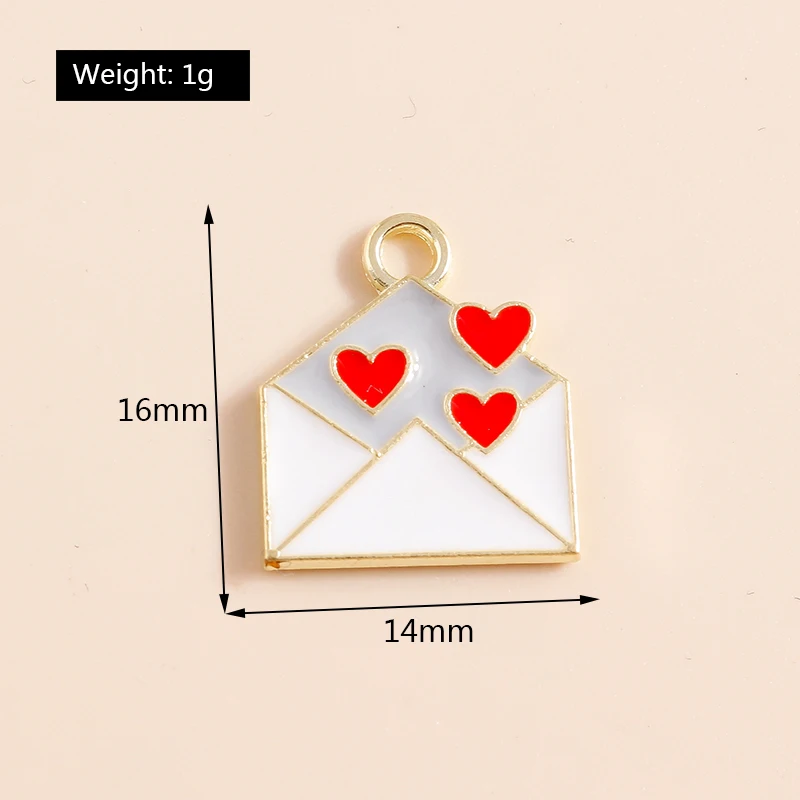 Leslie 10 Stück Niedliche Emaille Bunte Ace Poker Karten-Anhänger für Schmuckherstellung Halskette Schlüsselanhänger DIY Handgemachtes Handwerk – Detail 12