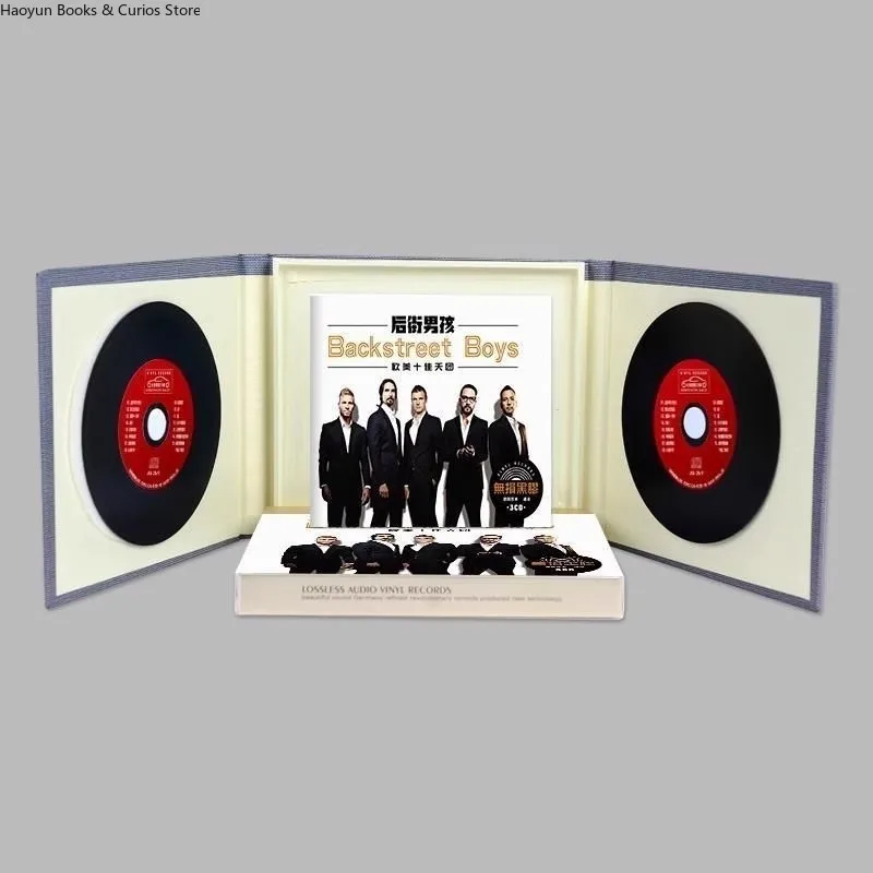 3 CD, słynna amerykańska grupa męska B-S-B, piosenki w języku angielskim, muzyka bezstratna w formacie CD do samochodu, CD samochodowe, muzyka pop w formacie CD