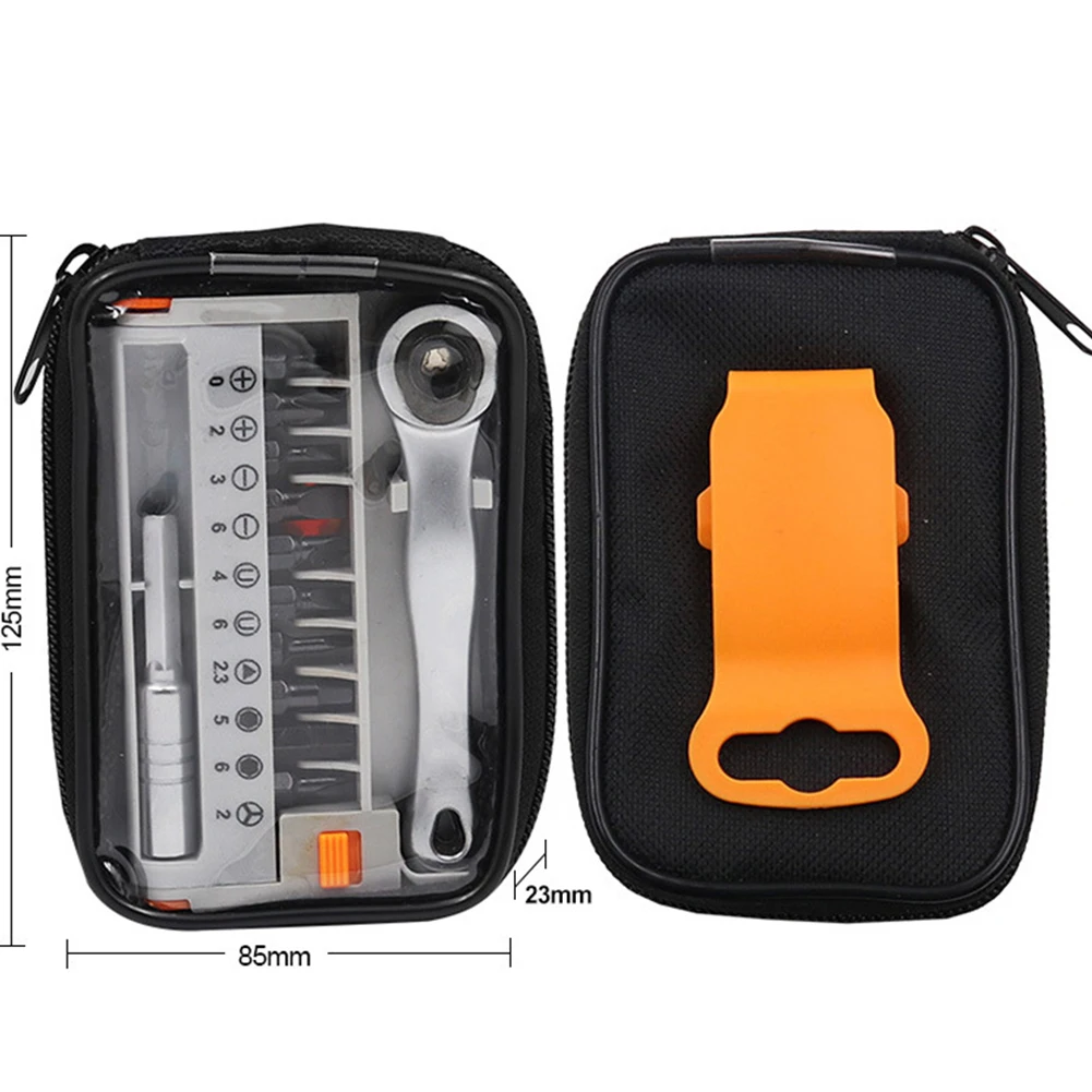 Cacciavite a cricchetto portatile in acciaio al cromo vanadio 25 * 85 * 22mm Design efficiente Magneti forti Applicazioni versatili