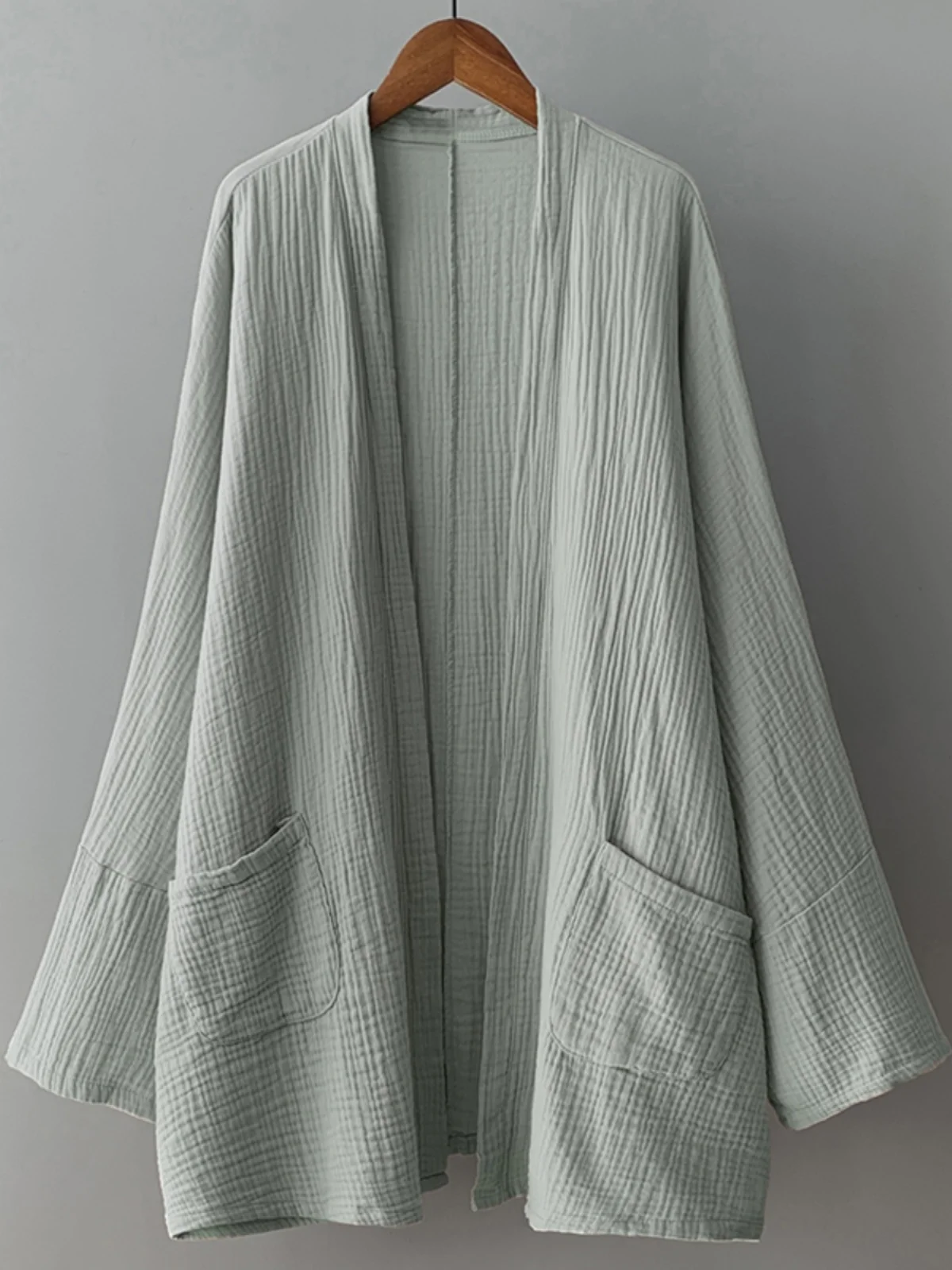 Loose Women's Cotton Linen Open Cardigan Jaet Early Autumn New Chinese Sle Cool Sensation Outerwear Zen Clothes Top