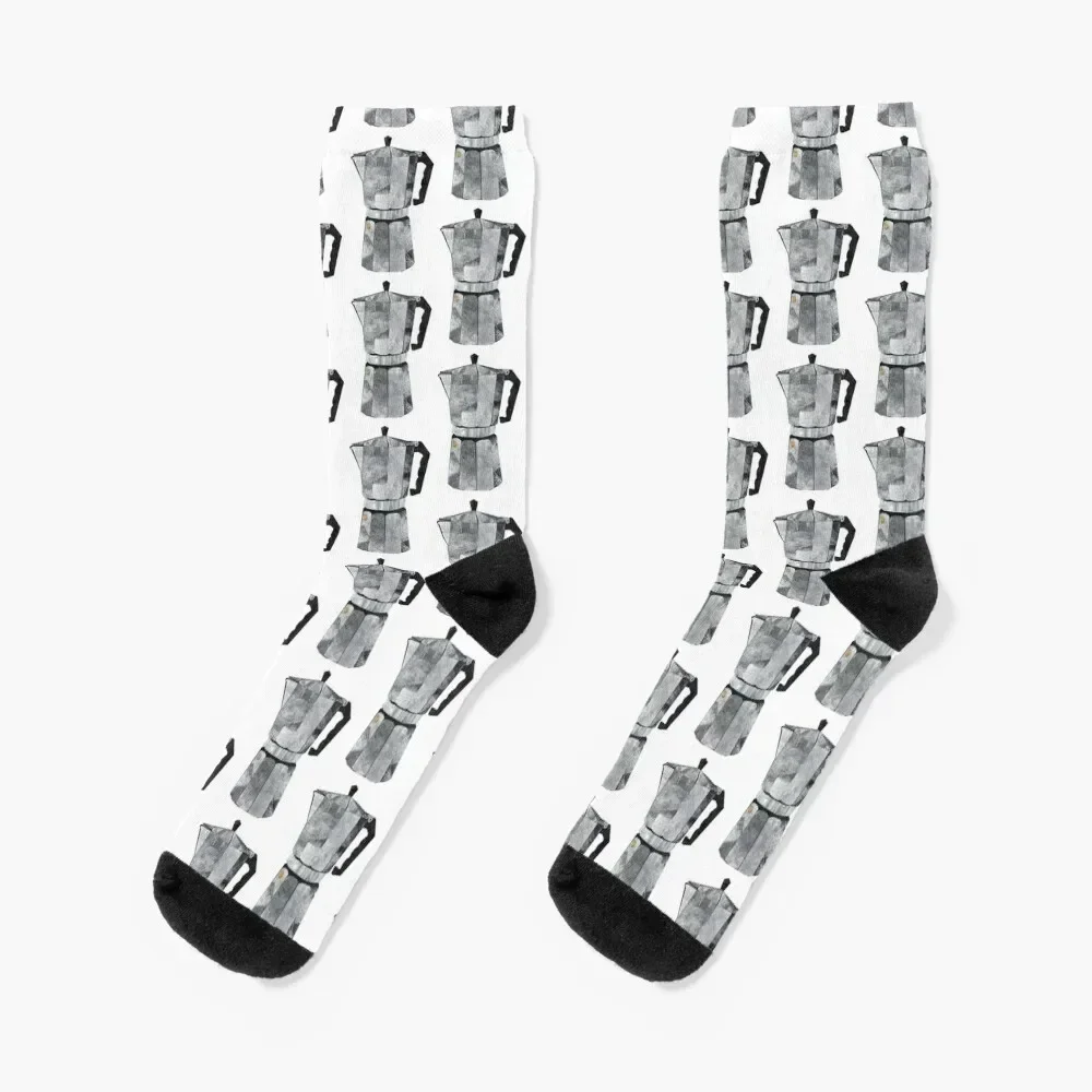 Moka Pot Socks Christmas Men's sports and leisure Men Socks Luxury Brand Women's