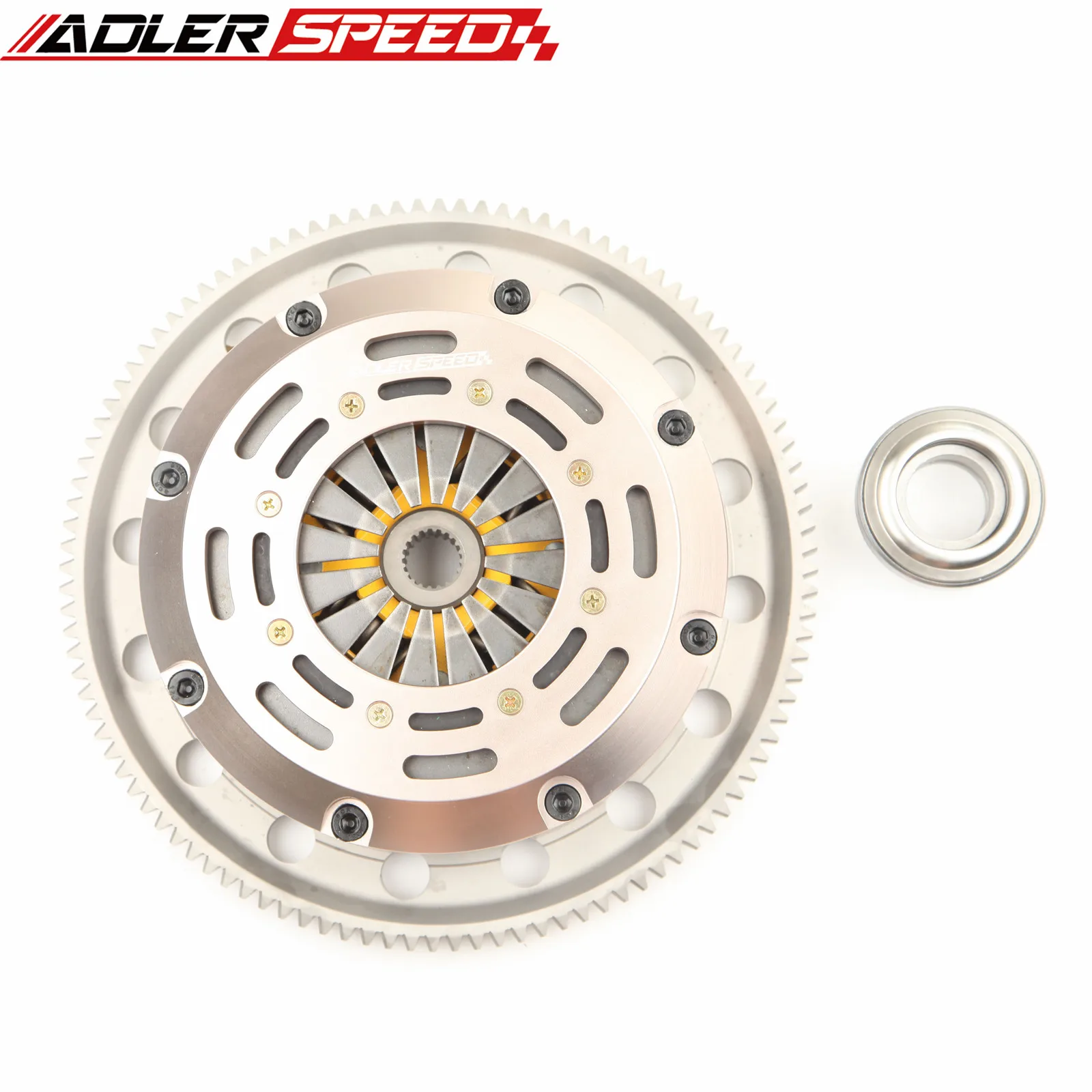 ADLERSPEED Sprung Twin Disc Clutch Kit For 1989-91 CIVIC CRX 1.5L 1.6L D15 D16