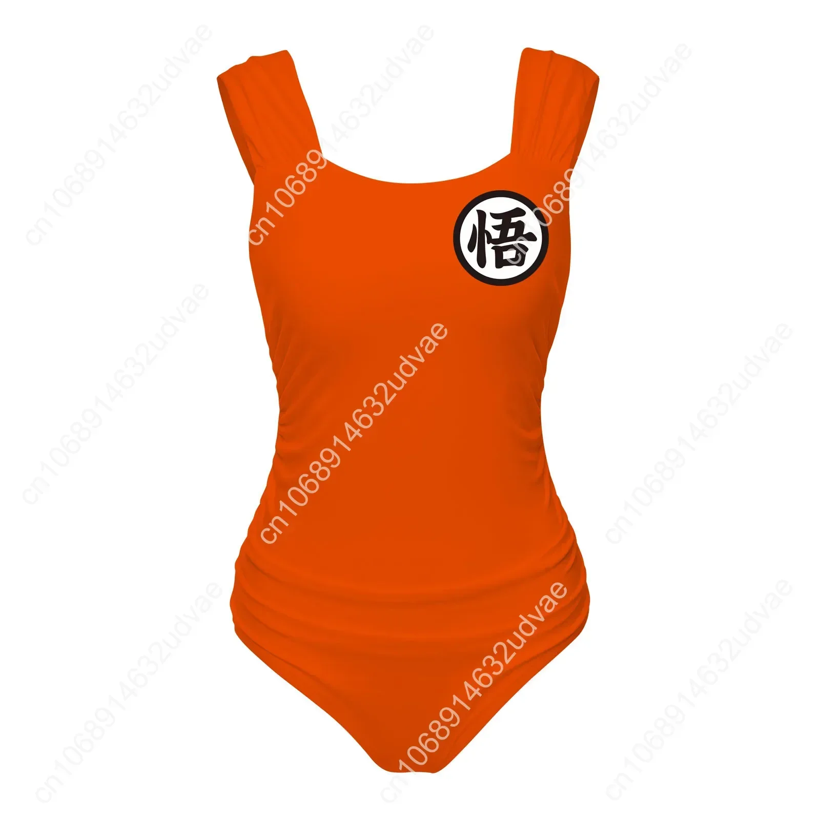Hot Dragon Master Goku Logo  Swimsuit Wide Strap Women Bathing Suits Personalized Swimwear Bikini Customize Beachwear