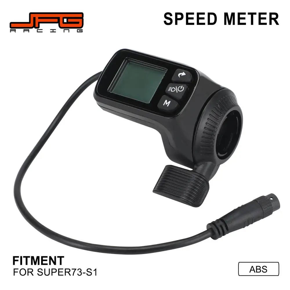

Motorcycle Electric Bicycle LCD Display Speed Meter Digital Speedometer Odometer Tachometer Shockproof Waterproof For SUPER73 S1