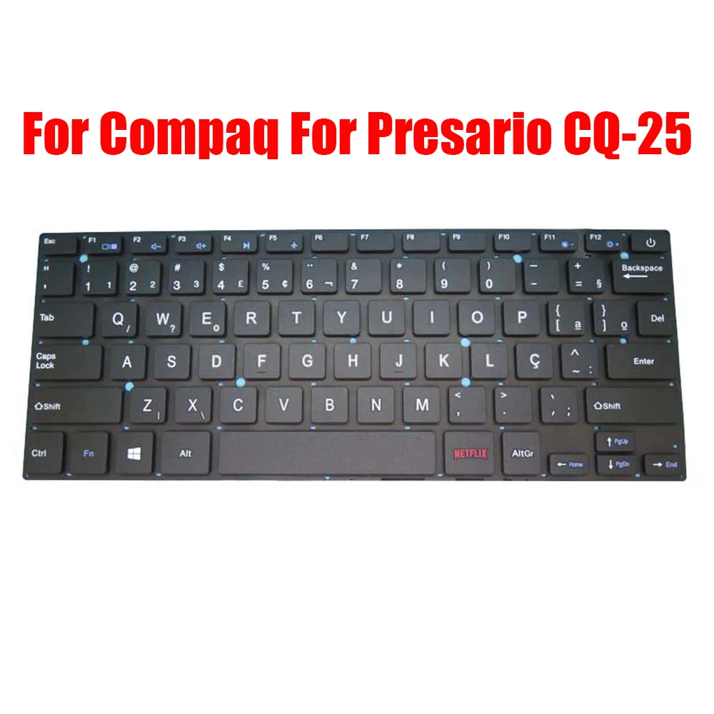 

Laptop Keyboard For Compaq For Presario CQ-25 Brazilian BR Black Without Frame New