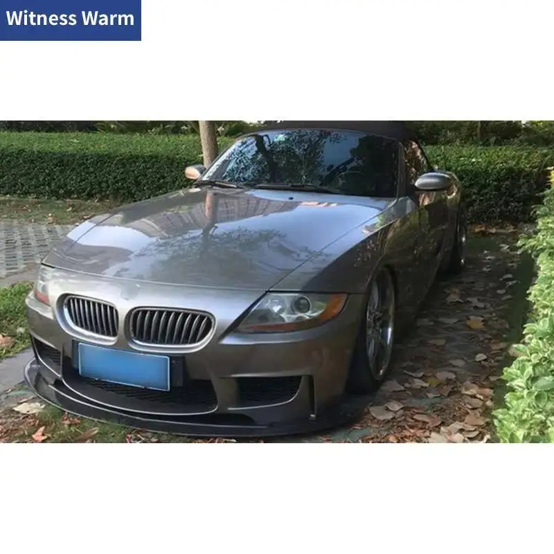 FRP Material Unpainted Car Body Kit Front Bumper 1M Style For BMW Z4 E85 E86 Tuning 2003-2008 view 4
