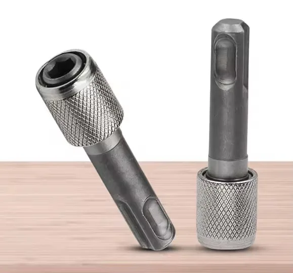 SDS Plus Convert To 1/4 Hex Shank Adapter Hexagonal Converter Electric Hammer Power Screwdriver Bit Holder Socket Impact Driver