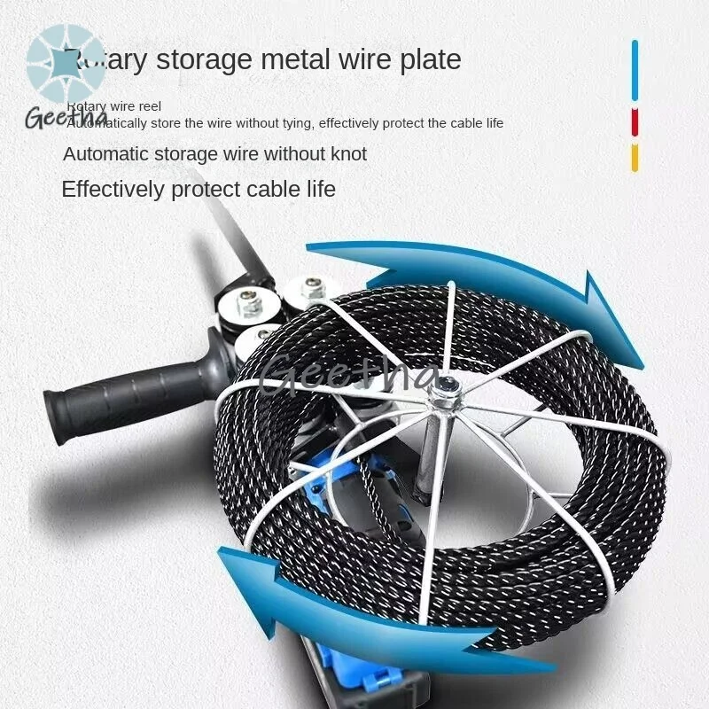 110V/220V Fully Automatic Electric Concealed Wire Pull Wire Multi-functional Lithium Battery Threading Hydropower Construction