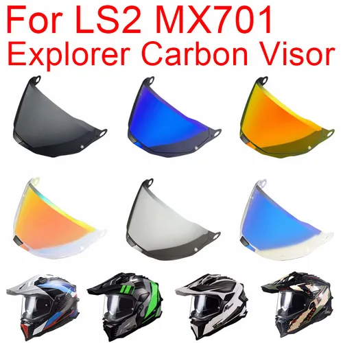 Visera MX701 para MX701 EXPLORER, protector para Casco de motocicleta, Motocross, Rally, todoterreno, lente de Casco, protector solar de corte Uv