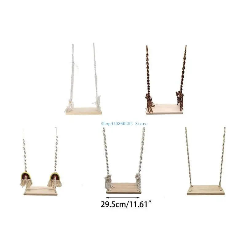 K9ff Photo Props Wooden Swing Baby Photos #6