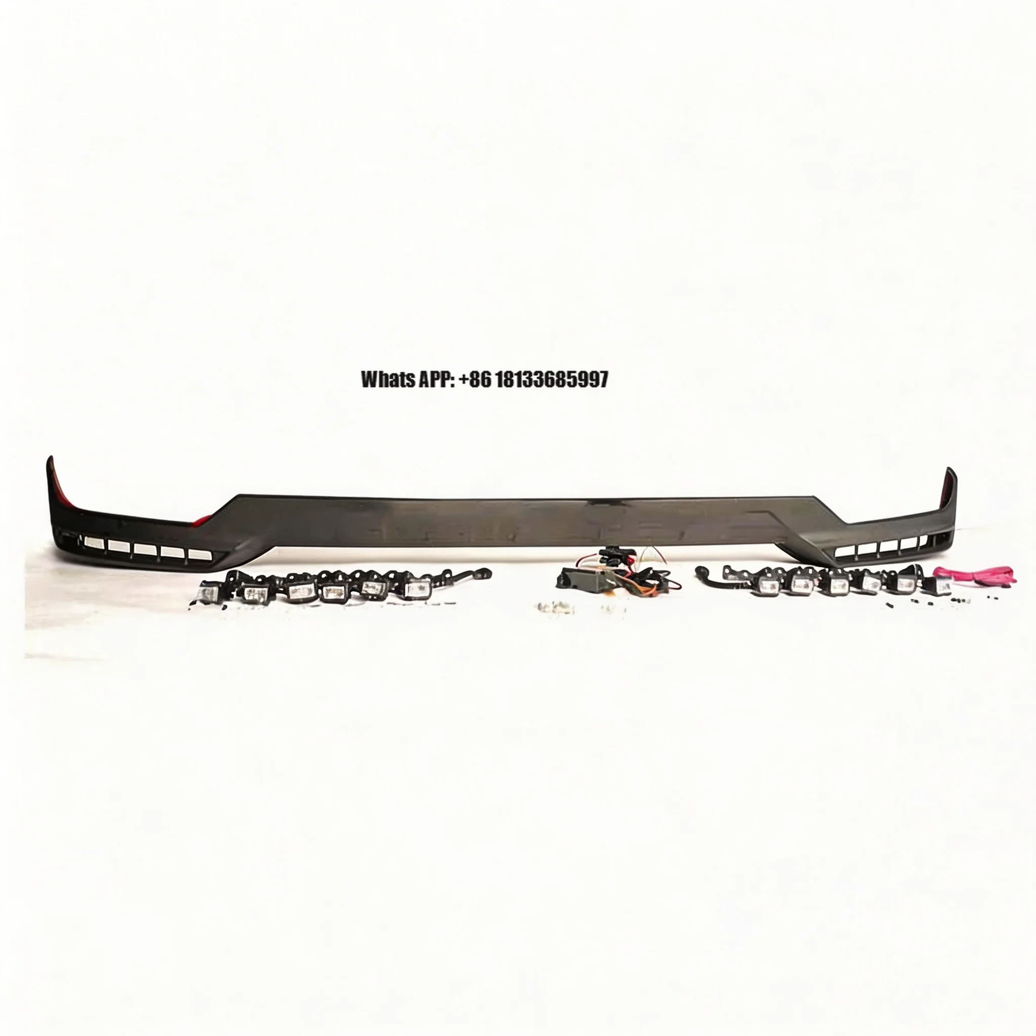 

New Car Bumper Lip Upgrade Universal Front Bumper Lip G500 W463 Upgrade to G65 Body Kit for Mercedes for Benz Accessories