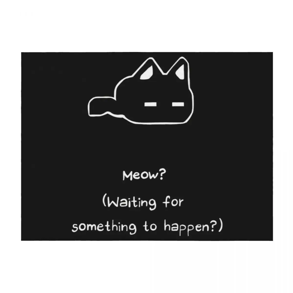 

Omori - Waiting for something to happen Throw Blanket Bed linens Thermal valentine gift ideas Luxury Throw Blankets