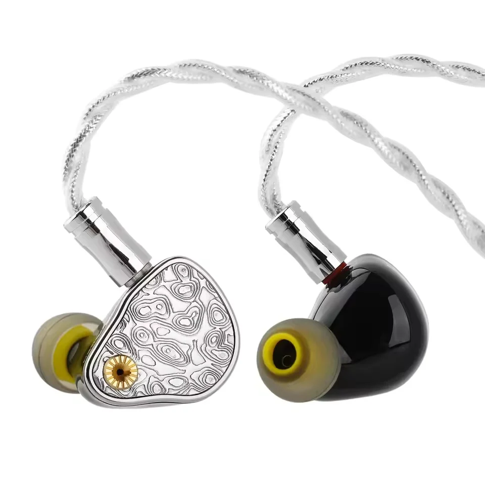 

INAWAKEN Twilight-DS 4DD+8BA Hybrid Monitors Hifi Earphone with Titanium Alloy +Steel Build & OCC+Alloy Copper Cable