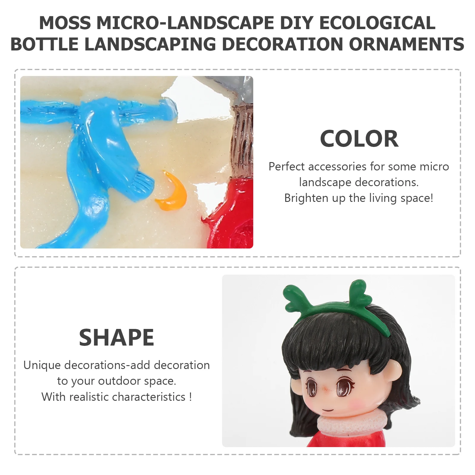 

6Pcs Christmas Mini Snowman Resin Ornaments Santa DIY Xmas Decoration Exquisite Design Home Office Decor Christmas Mini Decor