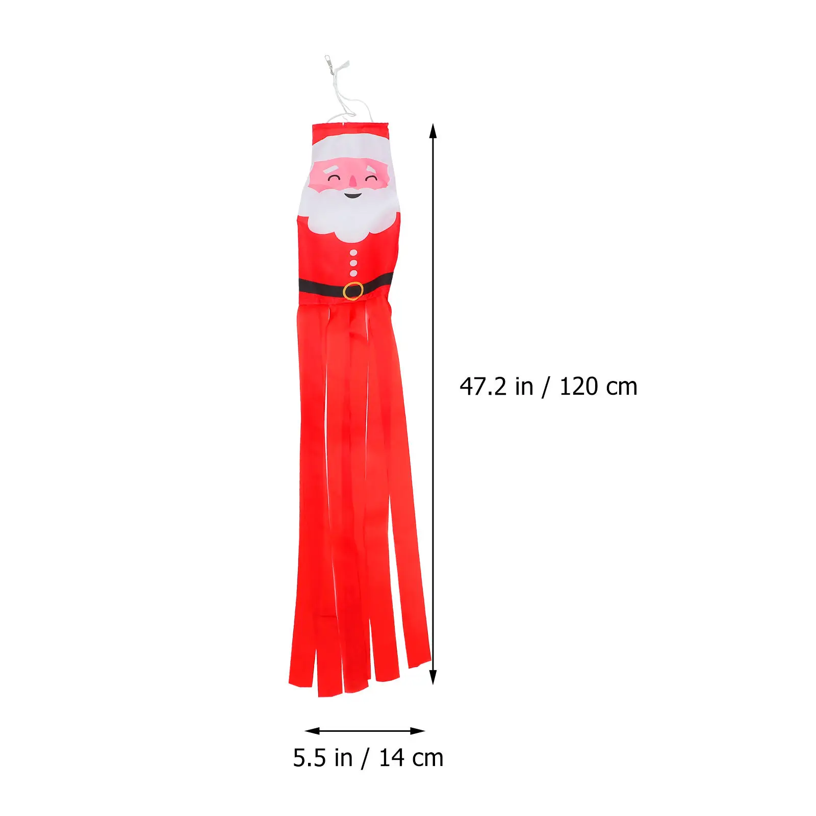 Christmas Windsock Flag – Durable Lightweight Outdoor Hanging Ornament for Courtyard, Garden, Patio Decor