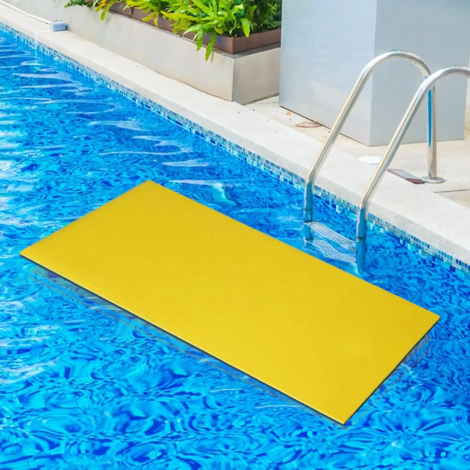 Water Floating Mat, Float Mat Bed, Comfortable Float Blanket Summer 2 Layers Floating Pad Drifting Mattress for Swimming Pool