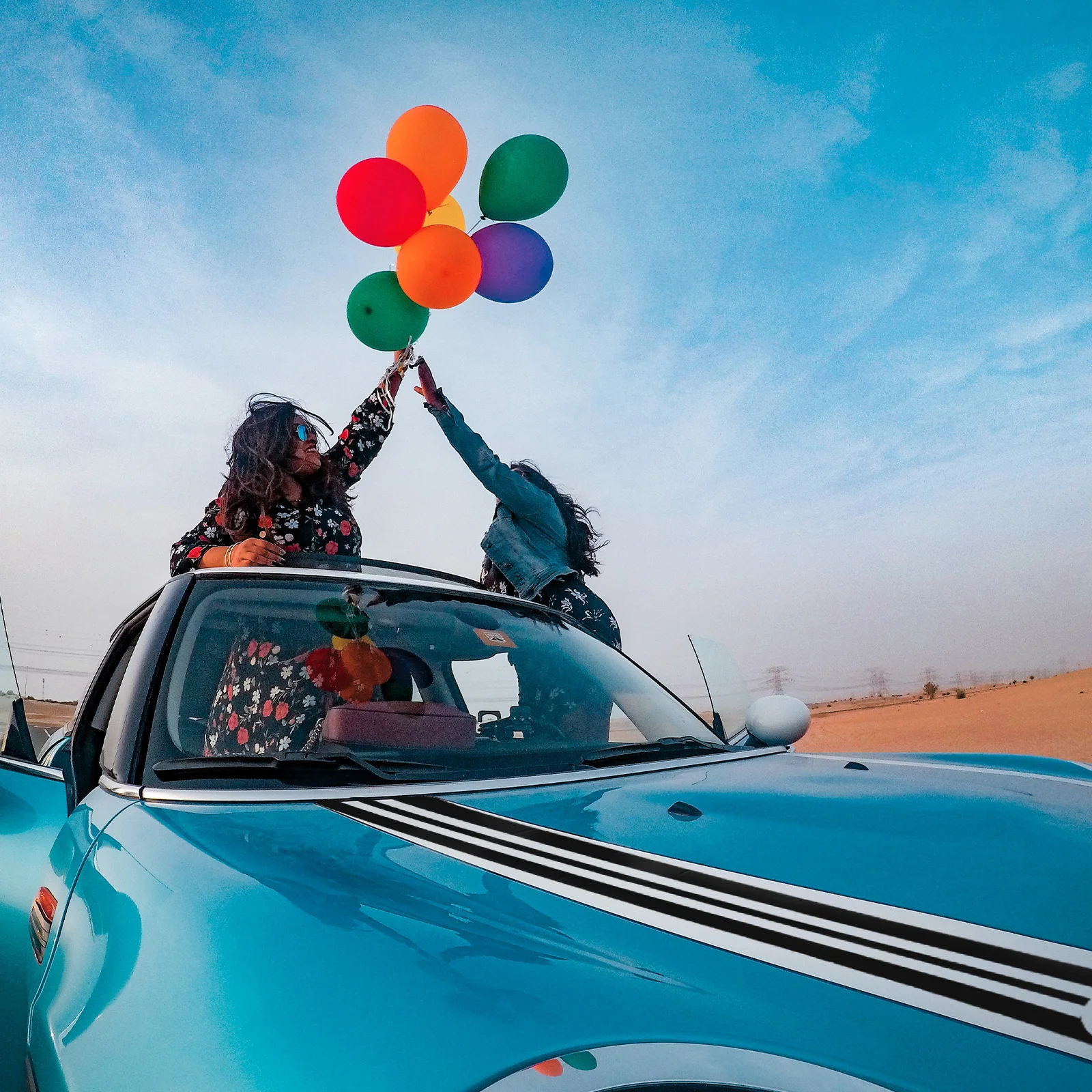 

2Pcs Automotive Stripe Stickers Durable Weather Resistant Car Hood Decal Easy Application Sporty Dynamic Look Vehicle Exterior