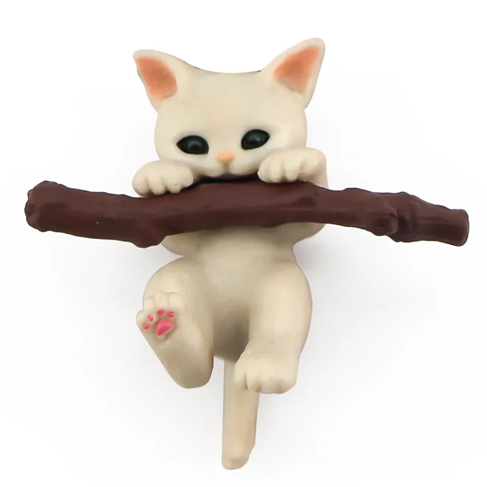 Car Pendant Ornaments Cat lovers Auto Interior Rear View Mirror Cute Branch Cat Hanging Decoration Dangle Trim Accessories