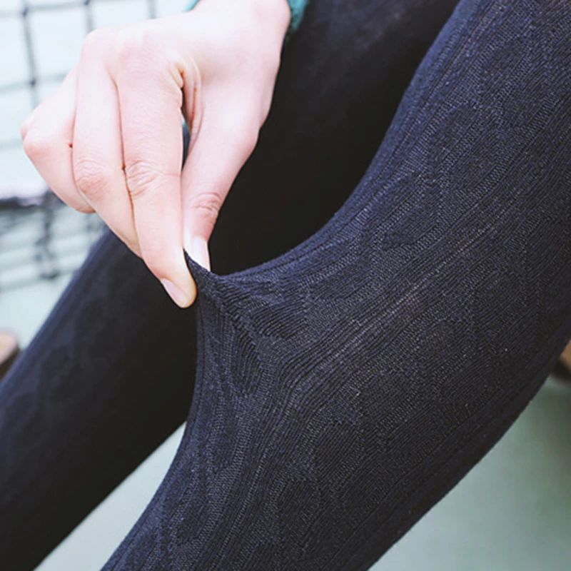 المرأة جوارب القطن متماسكة الإناث الفخذ العليا فوق الركبة جورب طويل القطن تخزين الفتيات جوارب طويلة الدافئة الملابس الإكسسوارات #6