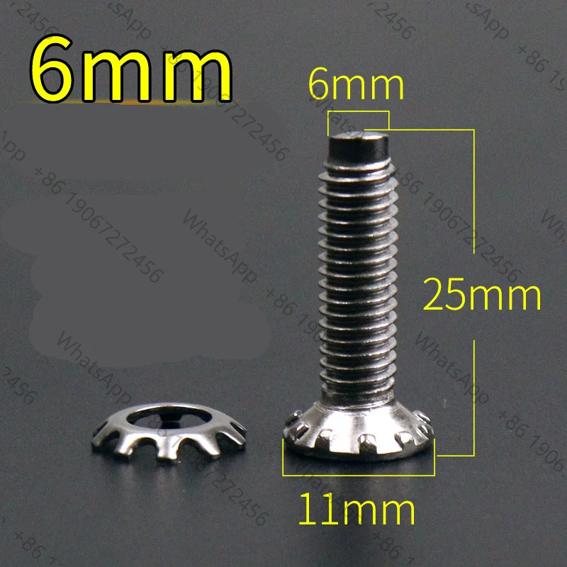 3pcs 304 Stainless Steel Screw for Washing Machine Water Wave Wheel Disk Water Blade Turntable Chassis
