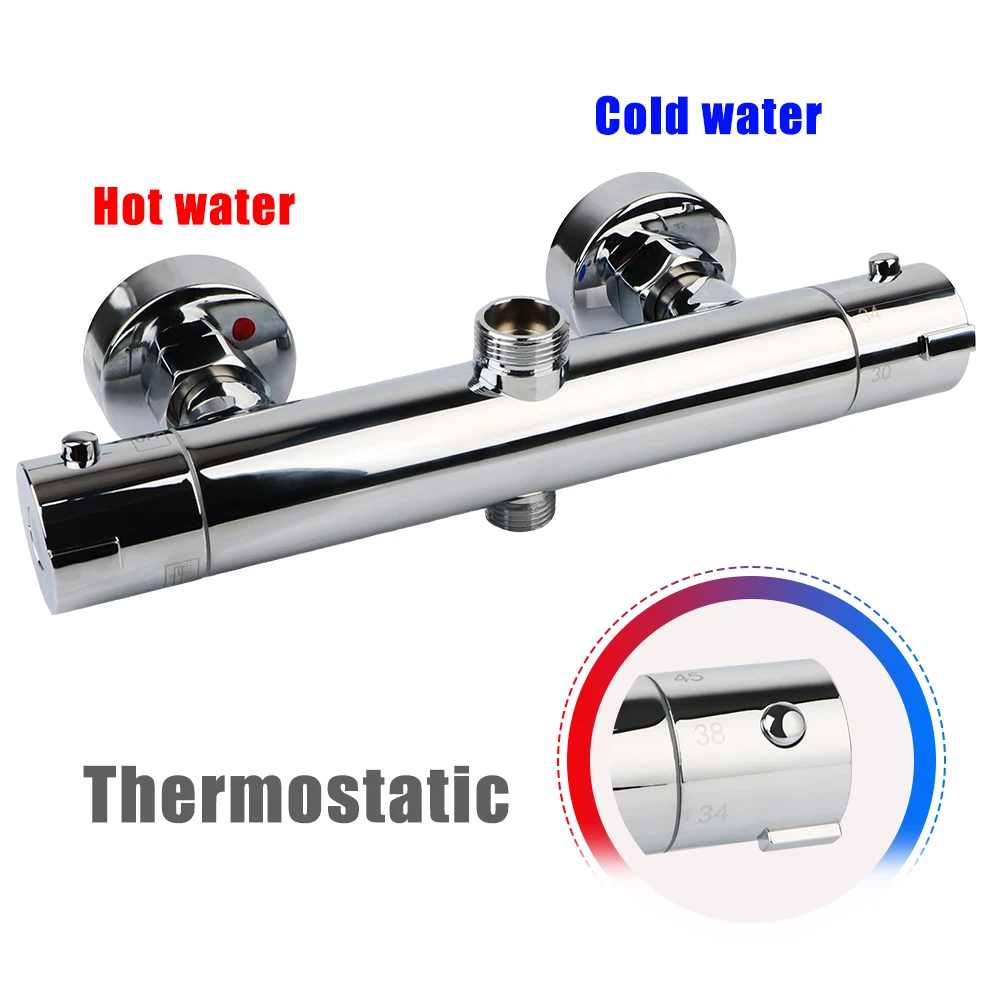 

Inelligent Bathtub Mixer New Arrival High Quality Bathroom Valvola Termostatica Shower Faucet Thermostatic Mixer Valve