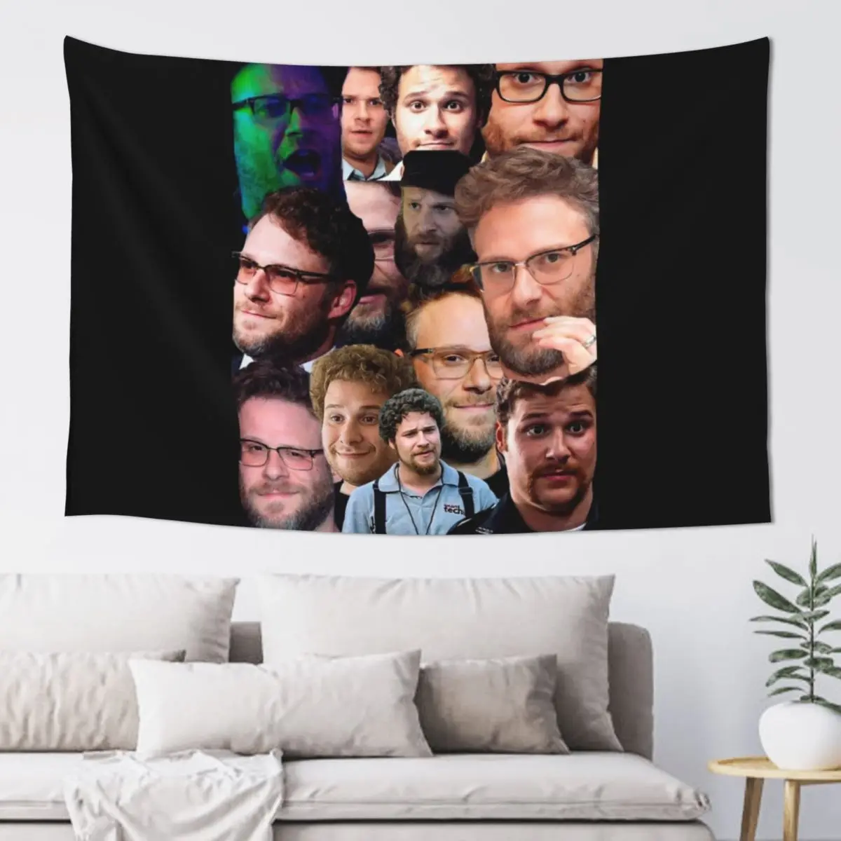 

More Then Awesome Seth Rogen Gifts Music Fans Tapestry Mushroom Decor For Room Wallpaper Bedroom Funny Tapestry