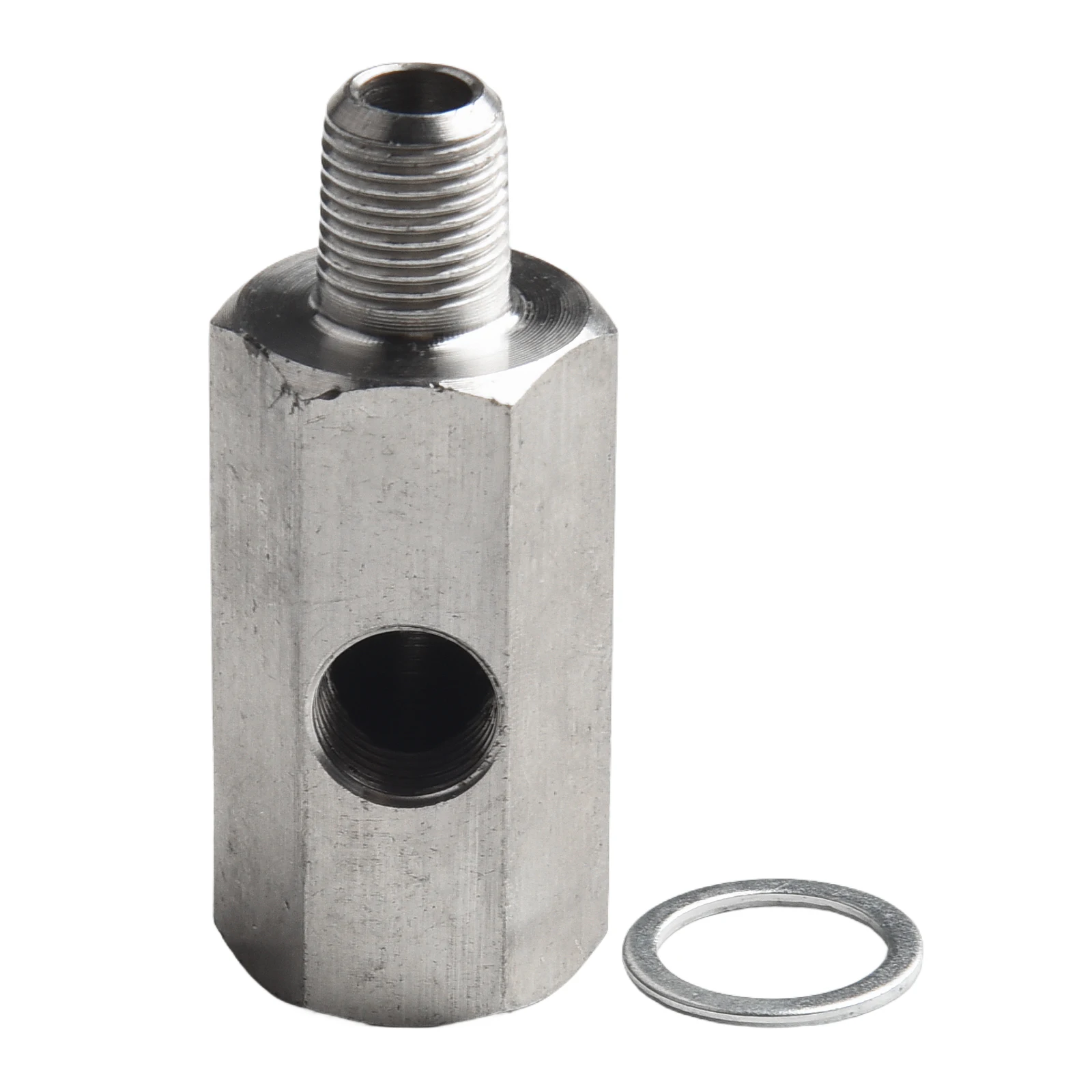 

Sensor Tee 1/8" NPT Outlet Adapter Metric Fitting Turbo Supply Feed Lines Gauge Oil Pressure Gauges Automotive