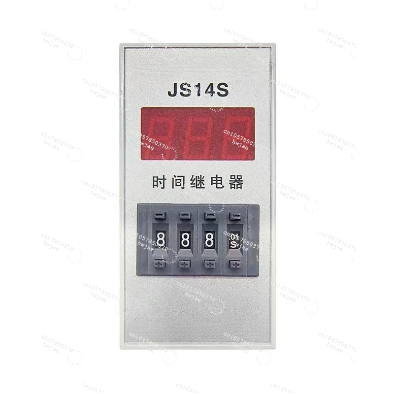 JS14S 3-Bit, Digital Display Time Relay 0.01S-999H AC220V/380V 24V