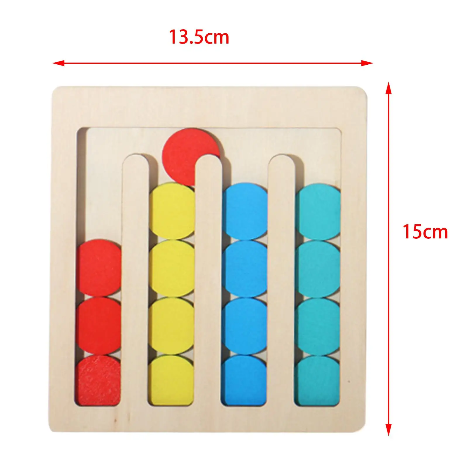 Juguetes de madera Montessori, juguetes a juego con formas de colores, juego lógico, color preescolar