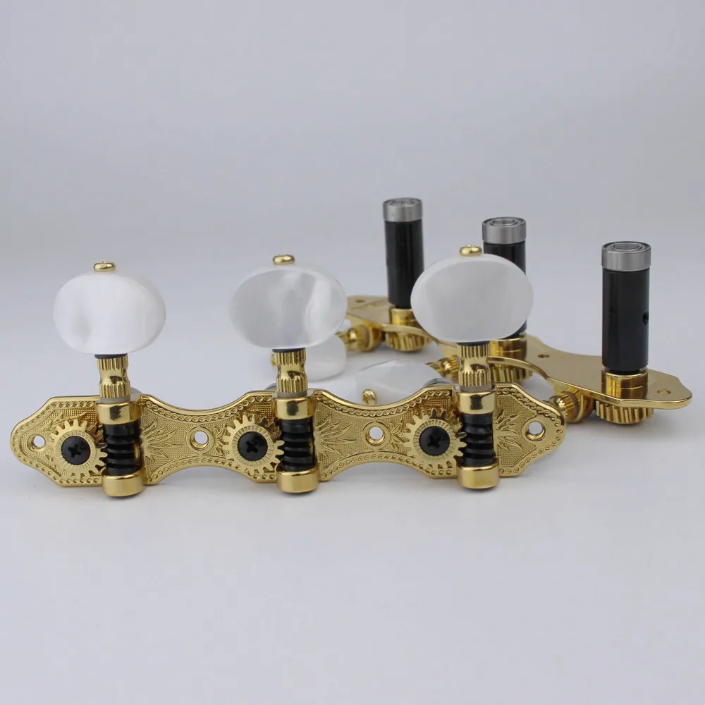 1 set Guitar Head Knobs Classical Guitar Tuning Pegs String Stops String Guides and Guitar Knobs