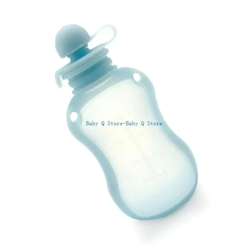 X5XE Siliconen Melk Congee Lekvrije Organizer Knijpopslagcontainer 150ml