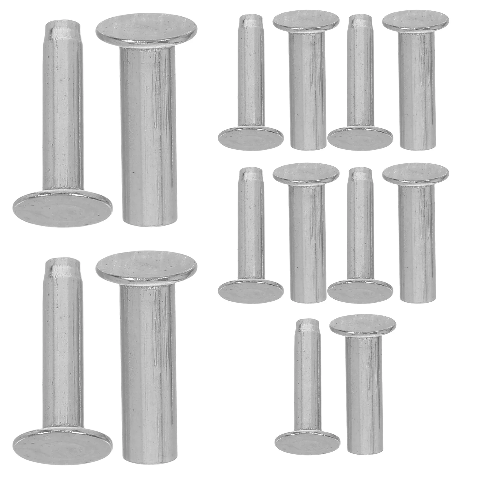 

7Pairs Secure Fit Stainless Steel Cutter Handle Pins for Kitchen Knives 2cm Chef Knife Rivets Knife Handle Screws