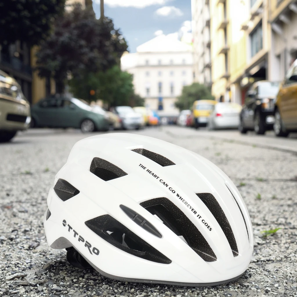 

Аэродинамический велосипедный шлем TTPRO — легкая вентиляция, подходит для MTB/дорожного велосипеда, универсальный дизайн для мужчин и женщин