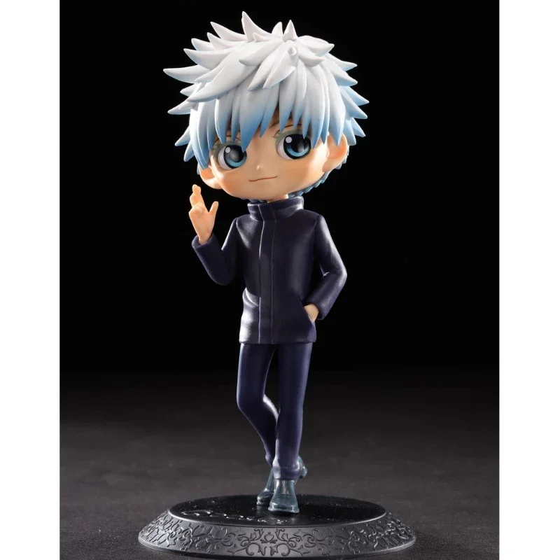 En Stock Original Bandai BANPRESTO Qposket Jujutsu Kaisen Satoru Gojo figura de acción animación juguete regalo modelo coleccionista HobbyAnime