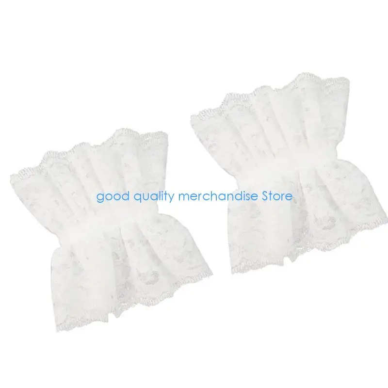 Y5JD удобный двухслойный съемный кружевной воротник для косплея любителей исторической моды