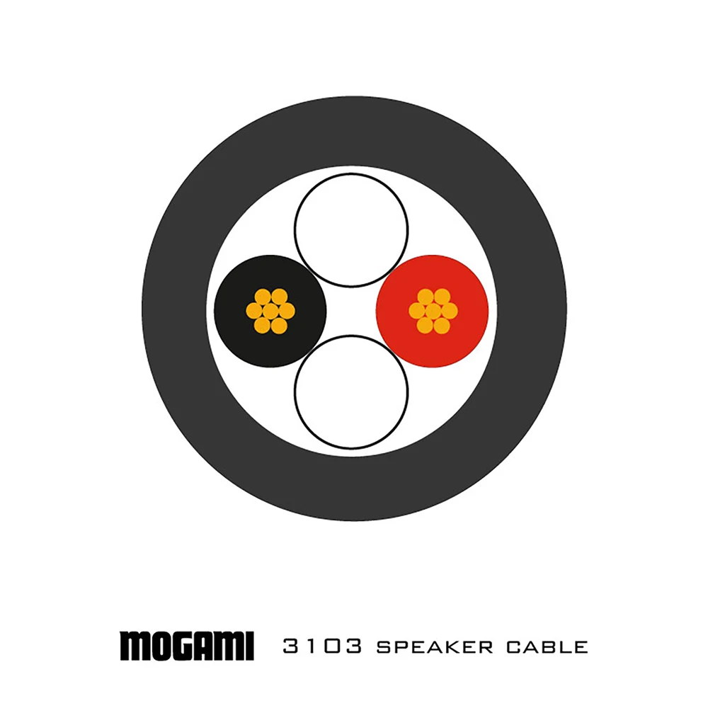■ Japan Mogami 3103 HiFi Speaker Cable Neglex OFC 2 * 12AWG High-End Speaker Wire for Amplifier Home Audio Studio  Bulk Cable