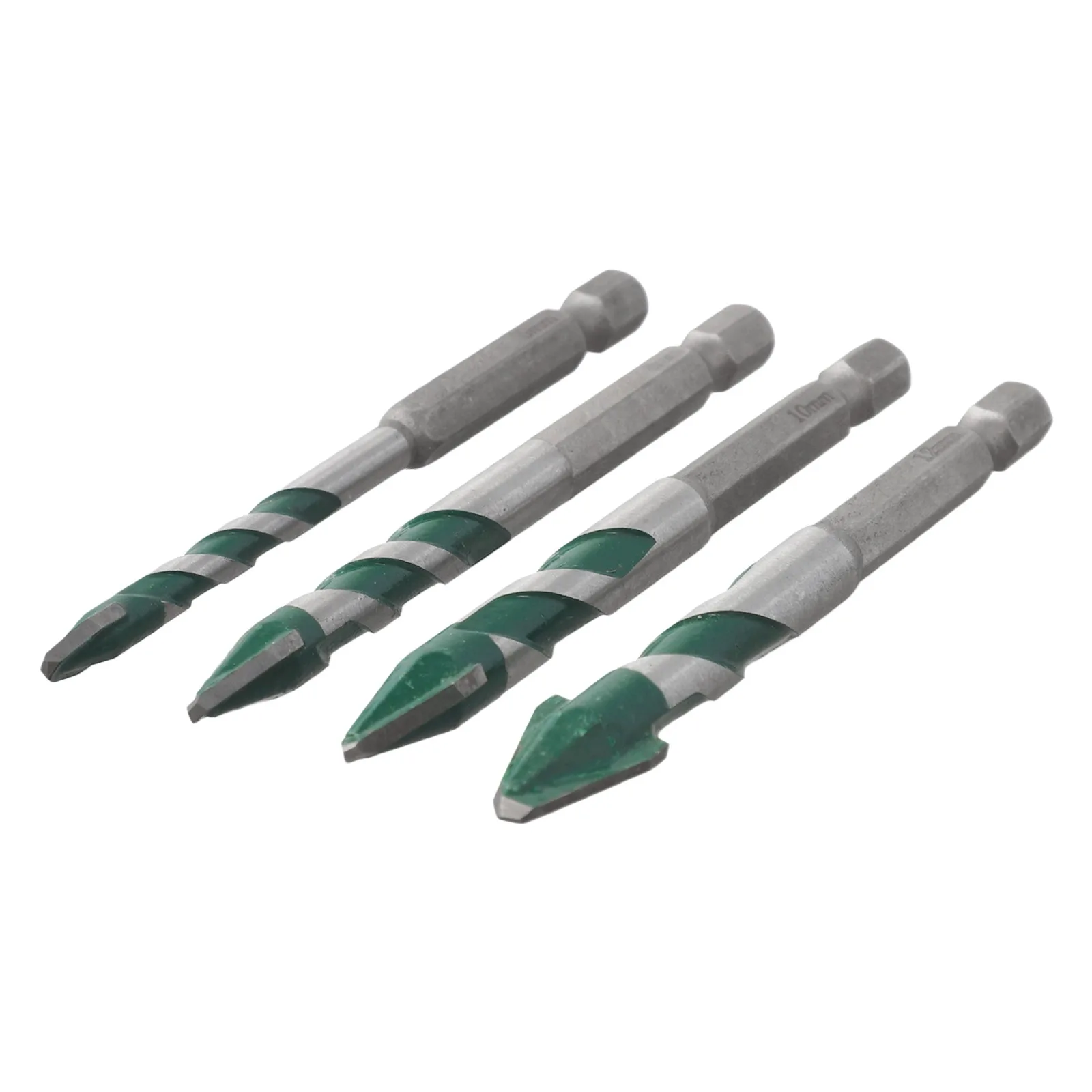 Essential Carbide Drill Bits (Set of Four) Tailored for Various Materials Like For Walls and Metals Available in Sizes 6 12 mm