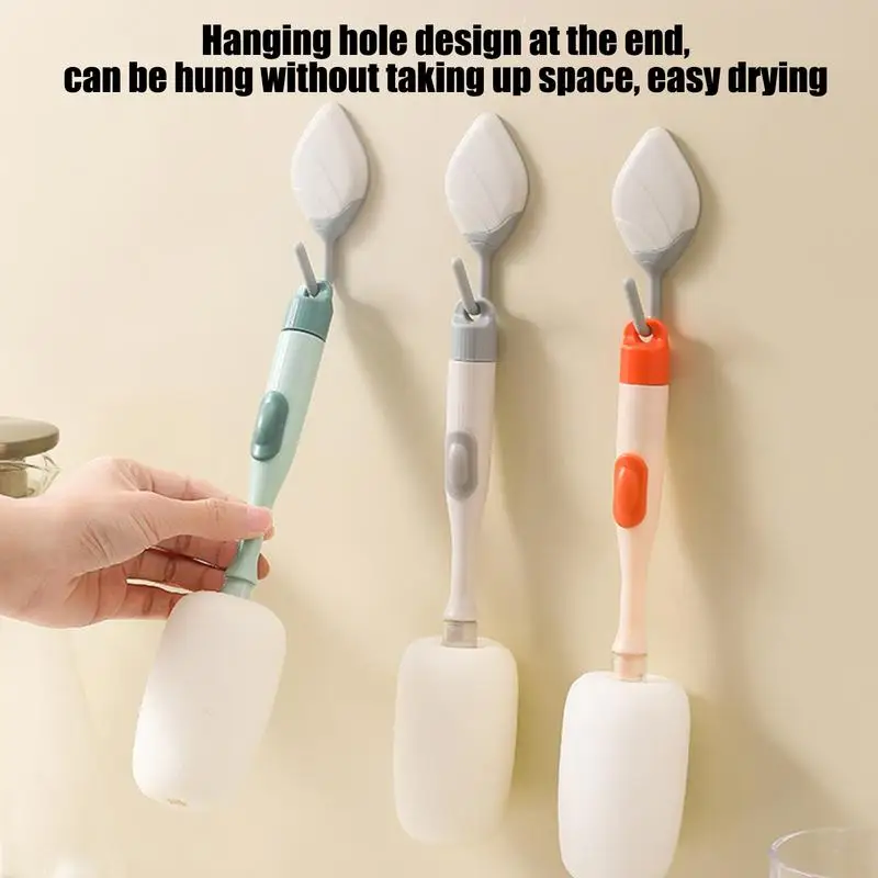 

Бытовая кухонная искусственная щетка, подвесная длинная ручка, искусственная щетка, универсальная ручная мягкая щетка для кружки