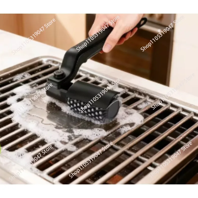 Electric BBQ Brush Cleaning BBQ Grill Heavy Oil Brush