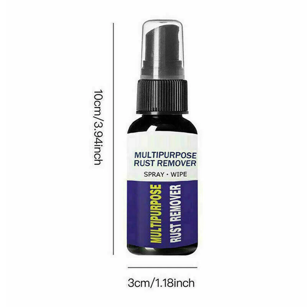 30ml Car AntiRust Remover Large Capacity Powerful Car Rust Remover Spray For Exhaust/Wheel Paint Care/ Metal Rust Powder Remover