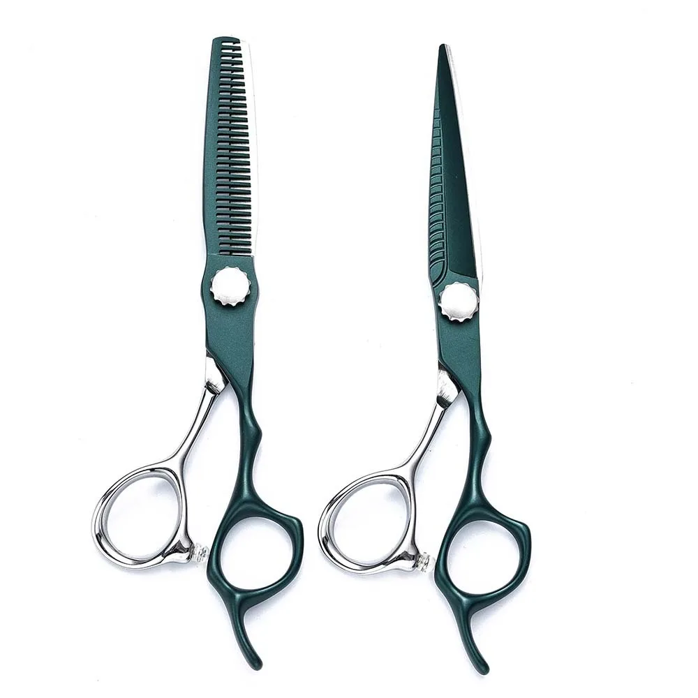 6 inch barber scissors hair salon professional stylist hairdresser flat cut tooth scissors thin cut suit hairdressing scissors