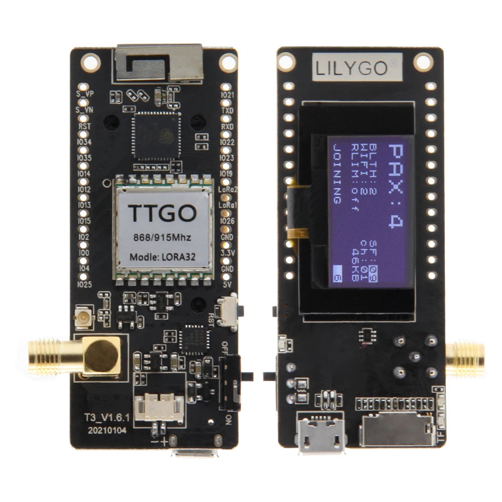 Módulo TTGO T3 LoRa32 V1.6.1 E - Lora Sx1278 avaliação e preço