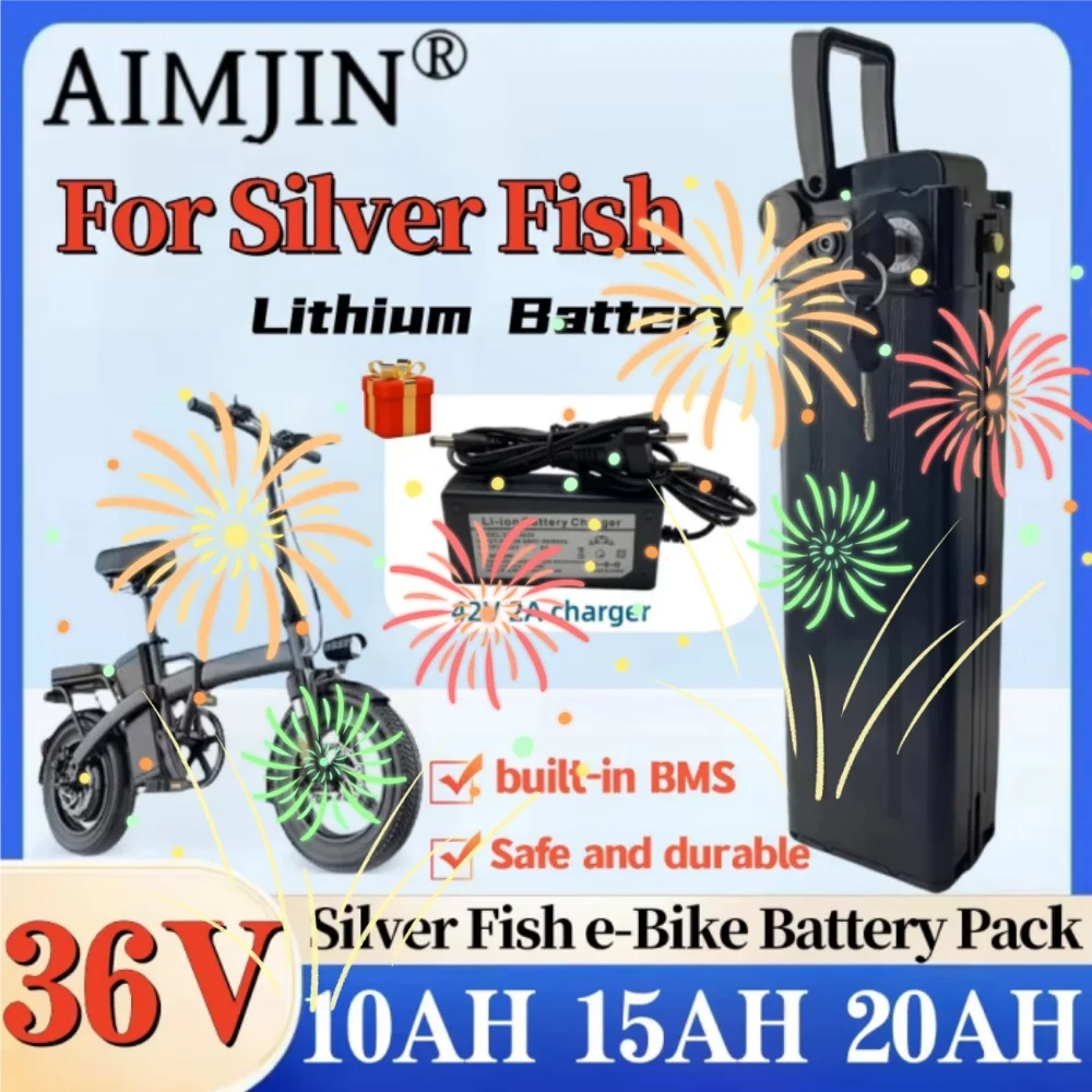 

Новая литий-ионная аккумуляторная батарея 100% для электросамокатов Silver Fish 36В 10Ач 20Ач 18650 для двигателей 250Вт 350Вт 500Вт 1000Вт