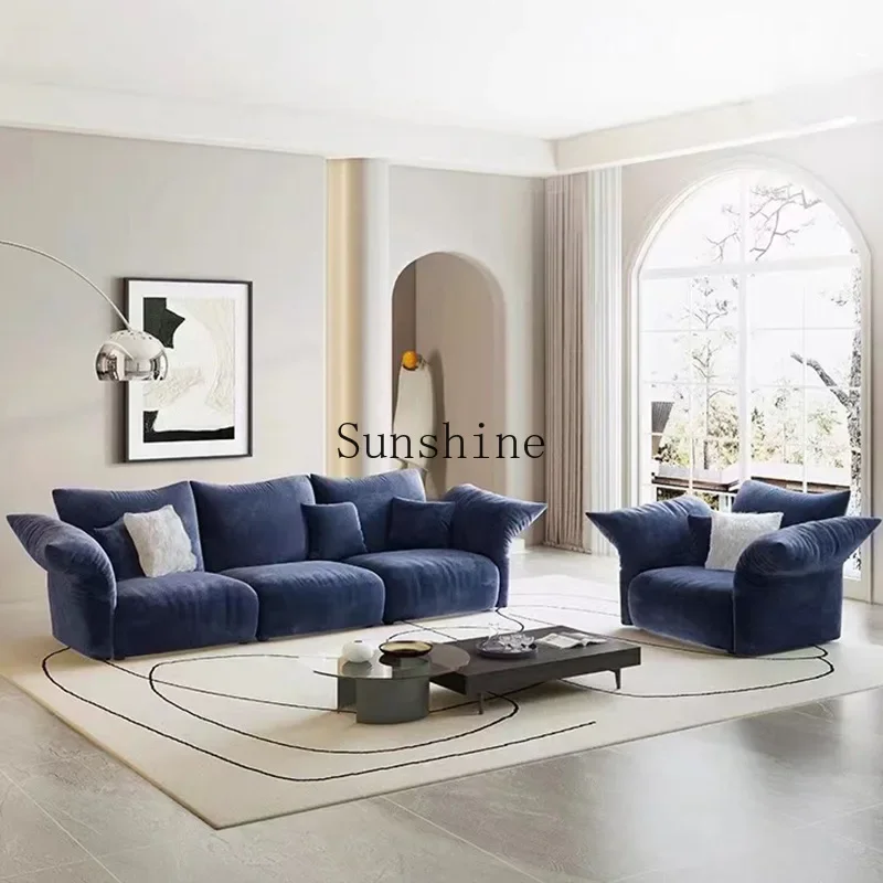 

Petal fabric sofa Italian special-shaped minimalist villa high-end corner sofa combination