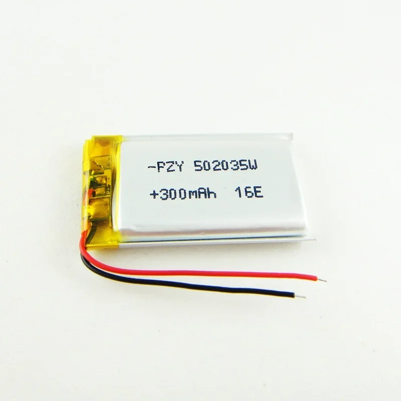 Nuevo Marrón 502035   Pluma de lectura de puntos grabadora grabadora 3,7 V batería recargable de polímero de litio celda de iones de litio recargable buena A